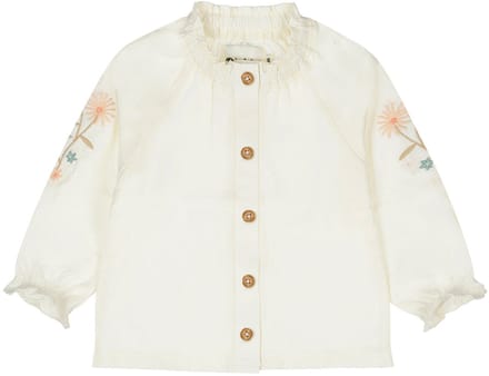Dirkje Meisjes Blouse - Sand