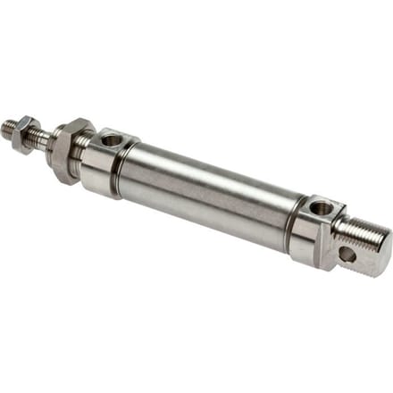ISO 6432 Ronde Dubbelwerkende Cilinder 20-40mm - Magnetisch - RVS