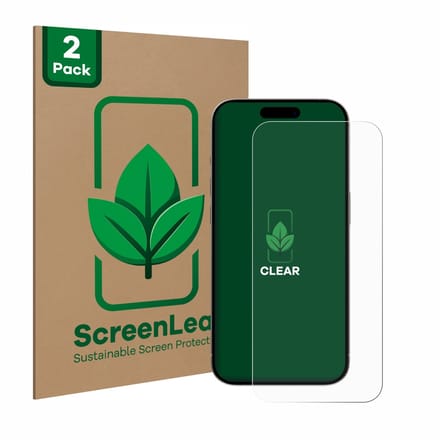 2 Stuks Screenprotector voor Apple iPhone 15 Pro - Hoogwaardige Beschermfolie transparant