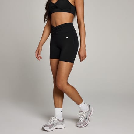 MP Tempo short met geplooide voorzijde voor dames - Zwart - M
