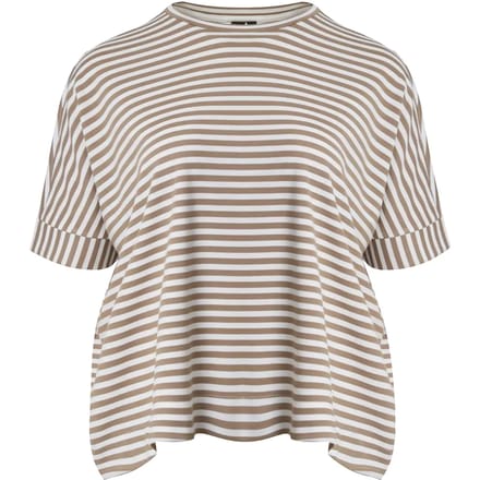 Gestreept Viscose T-shirt Dames Mat Fashion