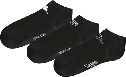 Kappa - Logo Trex 3-Pack - 3-Pack Sokken - 35 - 38 - Zwart
