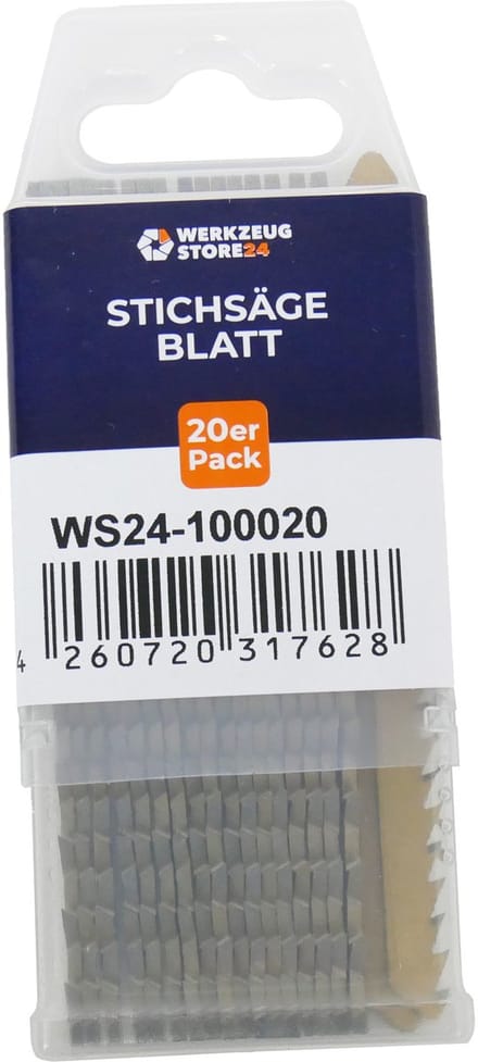 WS24 20x CV-decoupeerzaagblad geslepen/gezet GL 100 VL 75 mm haaks - WS24-100020