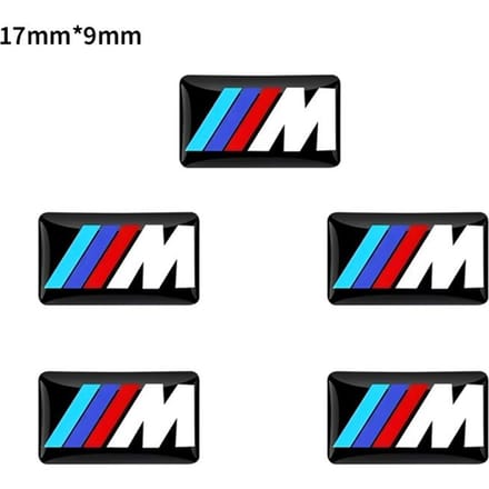 Autosticker Stuurwielnaaf Decals Voor BMW M Performance E36 E60 E90 X2 X1 X3 X5 E46 E39 E70 M3 M5 M6 G20 G30 E93 Z3 Z4 f90 zilver