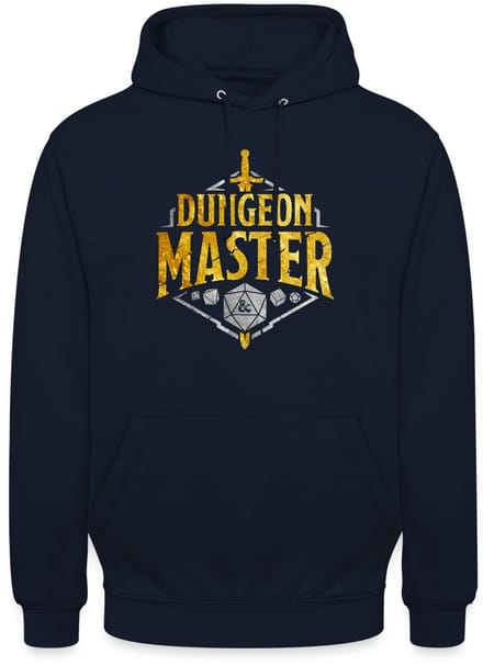 Dungeons And Dragons Dungeon Master Zilver En Goud Hoodie Unisex
