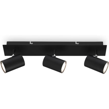 BRILONER Isil – Opbouwspot – met EEK A lichtbron* - zwart – 45cm