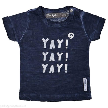 T-shirt YAY! dirkje -  Maat  116