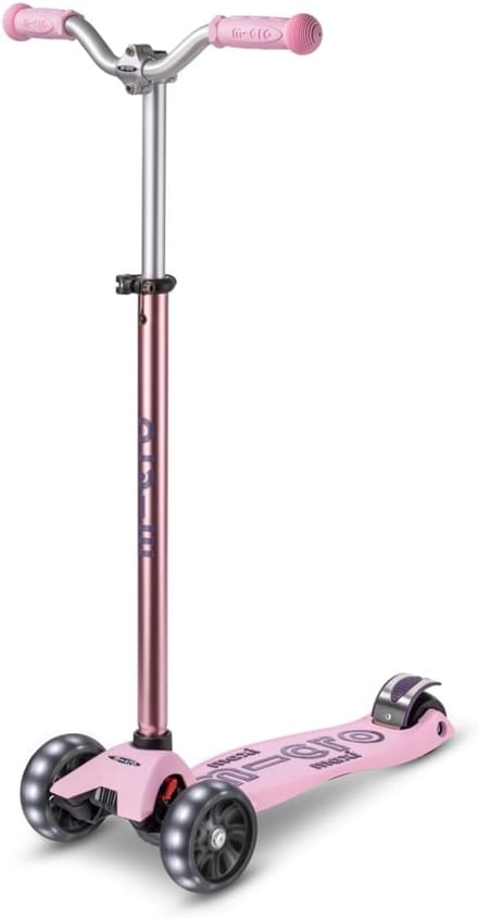 Kinderstep Maxi - Step met 3 wielen - Buiten spelen - Verstelbaar stuur - 120 mm wielen - Roze