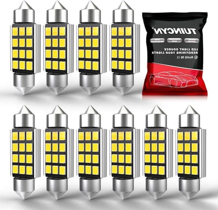 LED Interieurverlichting - Dome Lampen - Auto Verlichting - Canbus Foutloos - 39 MM - Wit
