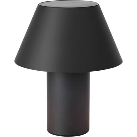Markslöjd LED tafellamp Vivo, zwart, IP44, hoogte 30 cm, dimbaar.