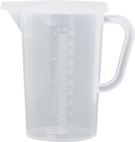 BukkitBow - Maatbeker Klein 100 ml - Meetbeker voor Cocktails - Met Tuit - Vaatwasserbestendig - Transparant