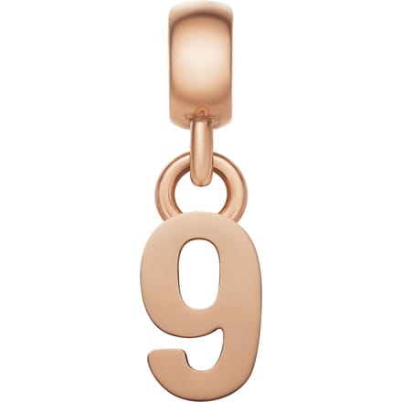 Daniel Wellington DW Charm Number 9 Rose Gold