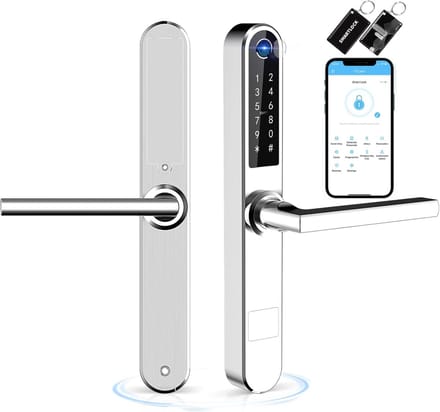 Slimme Bluetooth Vingerafdruk Deurslot met Touchscreen - Sleutelloos en Multifunctioneel