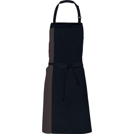 Link Kitchen Wear Unisex Duo Schort voor volwassenen (Zwart)