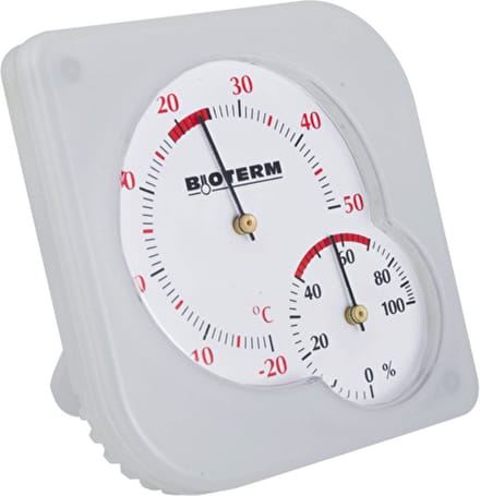 Bimetaal thermometer en hygrometer - weerstation - thermometer - hygrometer
