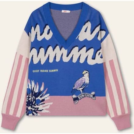 Oilily Katha Trui- maatL Amparo Blauw