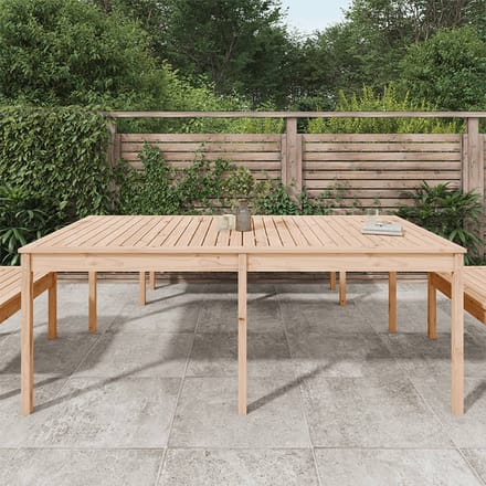 vidaXL - Tuintafel - 203,5x100x76 - cm - massief - grenenhout