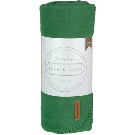 Canterbury Plaid Fleece - Cozy - Groen - 150x130 cm