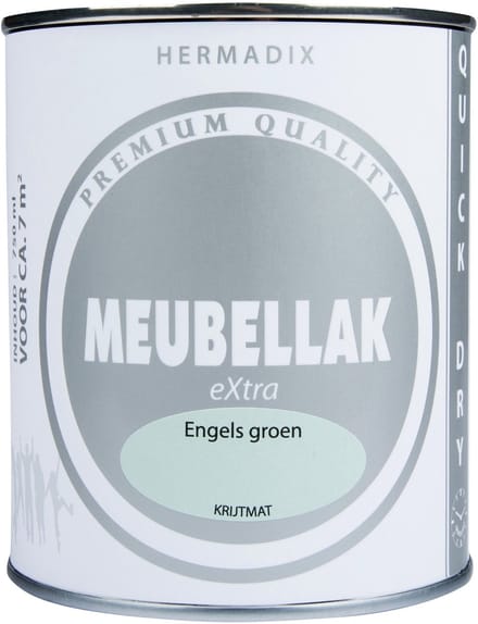 Hermadix Meubellak eXtra - Dekkend - Krijtmat Engels groen
