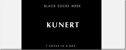 Kunert BLACK BOX week gift box Unisex Sokken - Black
