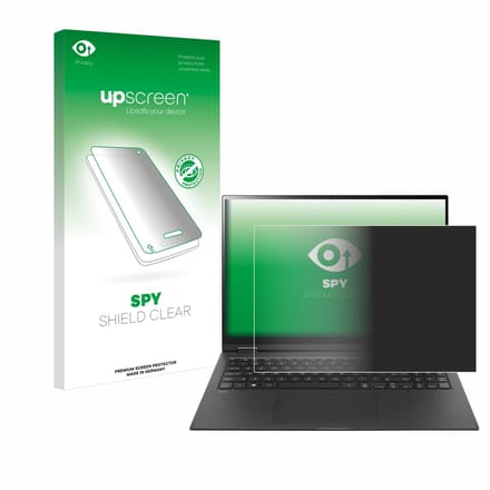 upscreen - privacy screenprotector voor LG gram 16'' 2-in-1 Touch - Folie Beschermfolie Blauwlichtfilter