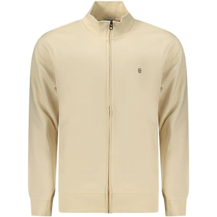 Coveri Bewegende Beiger Katoenen Heren Sweatshirt