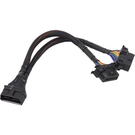 1 naar 2 OBD Adapter Splitter Y Kabel Verlengsnoer Auto Diagnose Scan Tool black