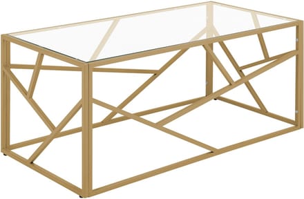 ORLAND - Salontafel - Goud - Glas