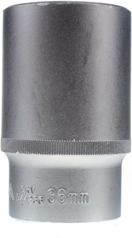 twaalfkant verlengdop - 36 mm - 1/2 duims aansluiting - lange dop - diepe dop - asta