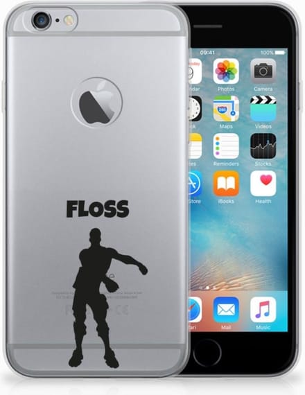 Apple iPhone 6 Plus | 6s Plus Telefoonhoesje met Naam Floss
