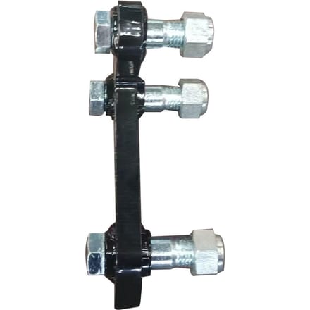 Graafmachine L-vormige Beugel Vervanging voor     Graafmachine 3-gaats Hydraulische Duimklem Beugel met 3 Trekpennen black