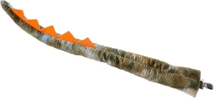 Verkleed/speelgoed dinosaurus t-rex staart - 68 cm - pluche stof - kinderen - groen