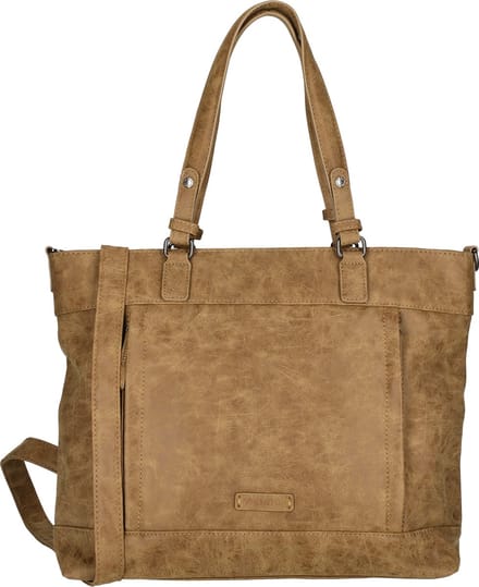 Enrico Benetti Ruby Shopper 15 inch laptopvak - 66726 - Camel