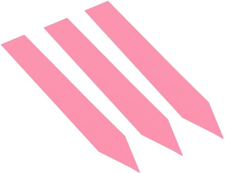 CombiCraft PVC Steeketiketten 120 x 20 mm Roze - 100 stuks