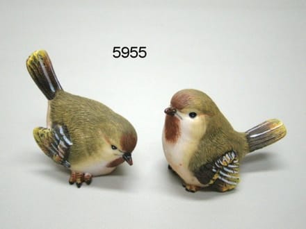 Geharo Beeldje vink - 6 cm - polystone - assorti