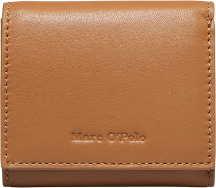 Marc O'Polo Leren Portemonnee Judis Combi Wallet True Camel Bruine