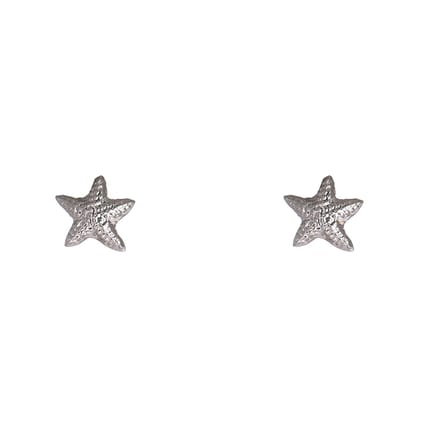 Go Dutch Label Oorknoppen Starfish Stud Zilverkleurig
