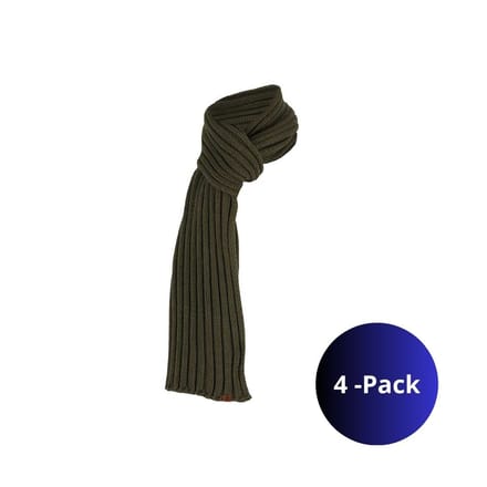 Grofgebreide sjaal heren - Fashion - 4-Pack - Khaki / One Size