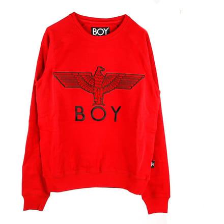 Sweatshirt met ronde hals voor heren met Eagle-applique