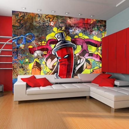 Fotobehang – Behangpapier - Fotobehang - Graffiti monster 300x231 - Artgeist