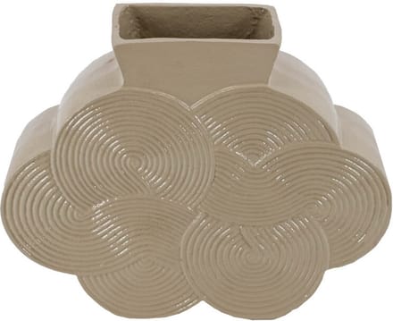 HomeBound by KY | Vaas Fluff beige | vaas | 26x8x31cm