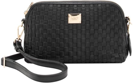 L.CREDI schoudertas Radka Crossbody Bag Black zwart