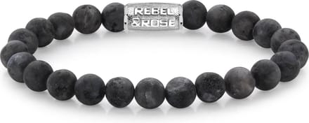 Rebel&Rose Armband - Natuursteen - 17,5 cm