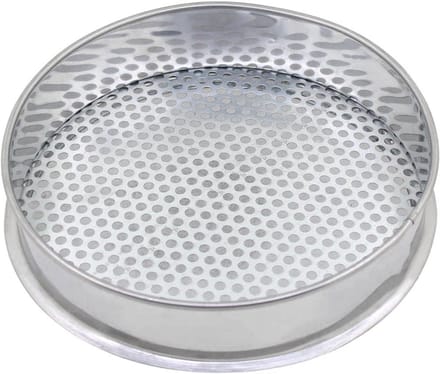 Grondzeef Tuin - Zand Zeef - Compost Zeven - Metaal Gaas - 30 cm - Zilver