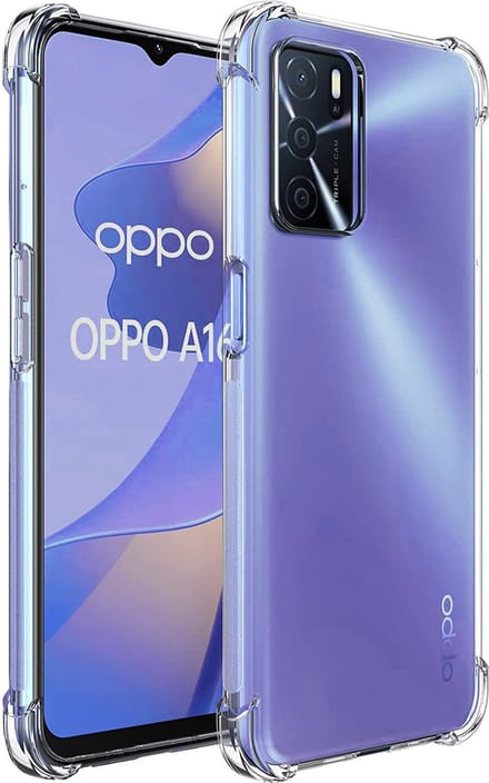 Hoesje geschikt voor Oppo A16 / A16s - Transparant Backcover Shockproof Case
