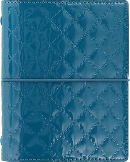 Luxe Pocket Organizer Teal Gevoerde Planner & Agenda - Compact Formaat