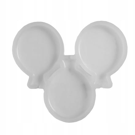 Siliconen Ballon Vorm voor Lolly's en Decoraties - 3 Stuks
