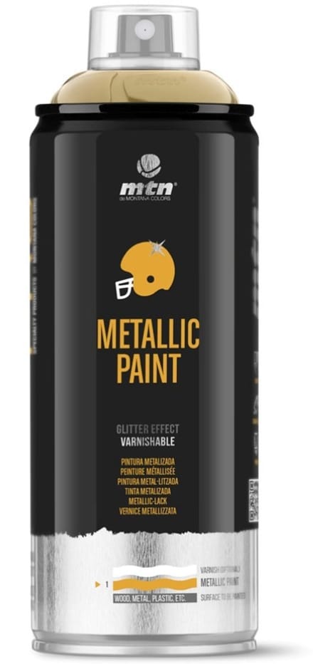 MTN metallic spuitverf - Goud - Ral 1036 - 400ml