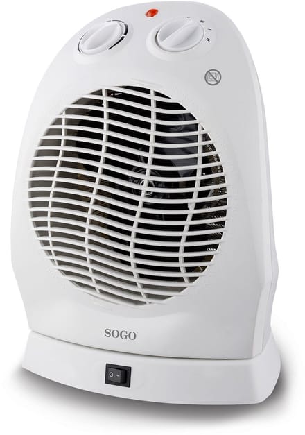 Sogo - 18320 - Elektrische Ventilatorkachel  - 2000 Watt