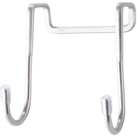 1 Pièce Crochets Doubles en S Acier Inoxydable Installation Facile Sans Perçage Polyvalent Cintre pour Porte de Placard